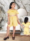 Red Colour Latest Stylish Party Wear Cotton Rayon Kids Collection MULMUL 02